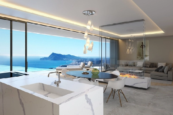 Villa in Altea zu verkaufen, Woongedeelte 412 m², Klimaanlage, Grondstuk 979 m², 4 Slaapkamers, 4 Badkamers, Pool, ref.: AVS-56875-21