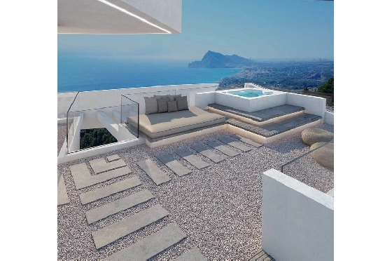Villa in Altea zu verkaufen, Woongedeelte 412 m², Klimaanlage, Grondstuk 979 m², 4 Slaapkamers, 4 Badkamers, Pool, ref.: AVS-56875-25