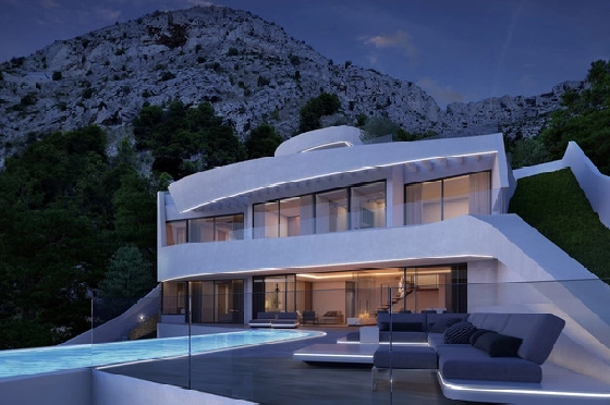 Villa in Altea zu verkaufen, Woongedeelte 412 m², Klimaanlage, Grondstuk 979 m², 4 Slaapkamers, 4 Badkamers, Pool, ref.: AVS-56875-28