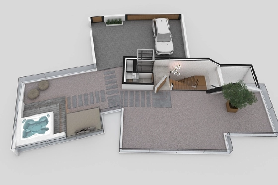 Villa in Altea zu verkaufen, Woongedeelte 412 m², Klimaanlage, Grondstuk 979 m², 4 Slaapkamers, 4 Badkamers, Pool, ref.: AVS-56875-33