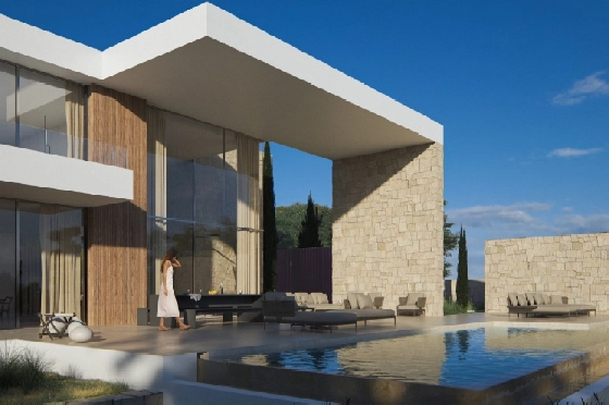 Villa in Moraira zu verkaufen, Woongedeelte 350 m², Grondstuk 1601 m², 4 Slaapkamers, 5 Badkamers, Pool, ref.: AVS-55955-13