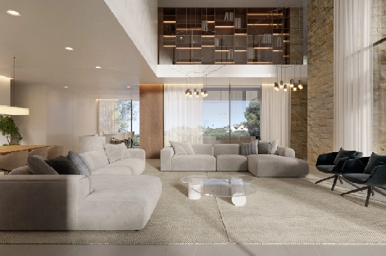Villa in Moraira zu verkaufen, Woongedeelte 350 m², Grondstuk 1601 m², 4 Slaapkamers, 5 Badkamers, Pool, ref.: AVS-55955-7