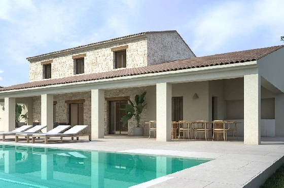 Villa in Moraira zu verkaufen, Klimaanlage, 4 Slaapkamers, 3 Badkamers, Pool, ref.: AVS-55835-3