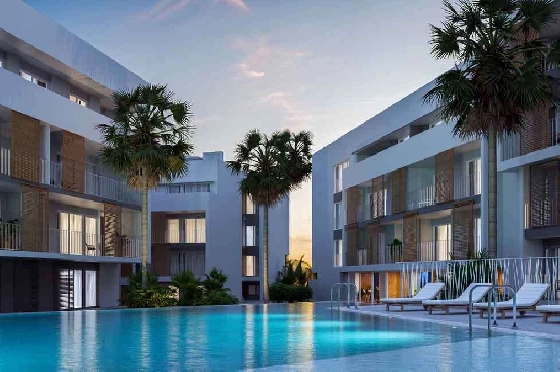 Apartment in Javea zu verkaufen, Woongedeelte 87 m², 2 Slaapkamers, 2 Badkamers, Pool, ref.: AVS-51914-10