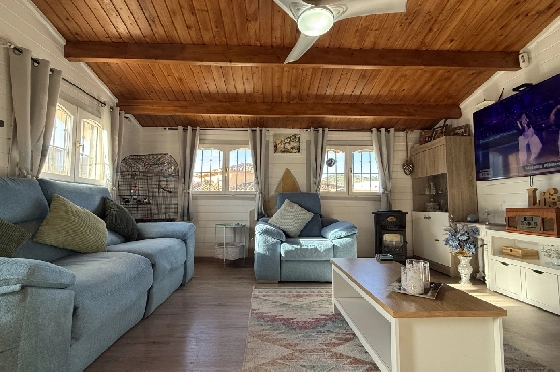 Villa in Pedreguer zu verkaufen, Woongedeelte 61 m², Bouwjaar 2014, Zustand gepflegt, + KLIMA, Klimaanlage, Grondstuk 385 m², 2 Slaapkamers, 1 Badkamers, Pool, ref.: RG-0126-13