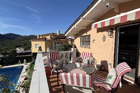Villa in Pedreguer zu verkaufen, Woongedeelte 61 m², Bouwjaar 2014, Zustand gepflegt, + KLIMA, Klimaanlage, Grondstuk 385 m², 2 Slaapkamers, 1 Badkamers, Pool, ref.: RG-0126-9