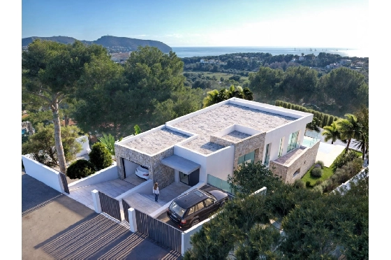 Villa in Moraira zu verkaufen, Woongedeelte 350 m², Grondstuk 913 m², 4 Slaapkamers, 4 Badkamers, Pool, ref.: VGH50095-12