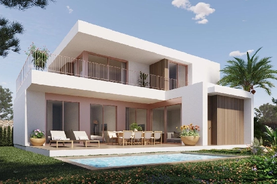 Villa in Entrenaranjos zu verkaufen, Woongedeelte 235 m², Zustand Erstbezug, Klimaanlage, Grondstuk 303 m², 4 Slaapkamers, 3 Badkamers, Pool, ref.: HA-ENN-120-E02-1