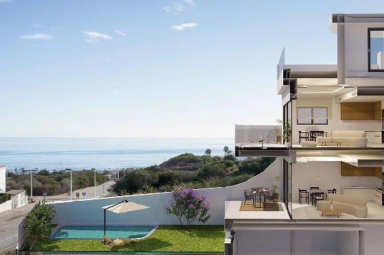 Erdgeschoss Apartment in La Mata zu verkaufen, Woongedeelte 164 m², Zustand Erstbezug, Klimaanlage, 2 Slaapkamers, 2 Badkamers, Pool, ref.: HA-TLN-140-A01-4