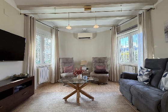 Villa in Els Poblets zu verkaufen, Woongedeelte 105 m², Bouwjaar 1990, + Zentralheizung, Klimaanlage, Grondstuk 536 m², 2 Slaapkamers, 2 Badkamers, Pool, ref.: JS-0326-4