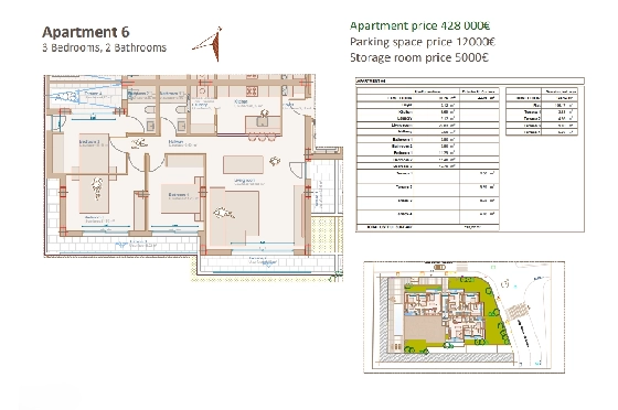 Apartment in Javea zu verkaufen, Woongedeelte 91 m², Klimaanlage, 3 Slaapkamers, 2 Badkamers, Pool, ref.: AVS-57544-9