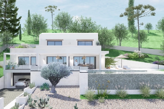 Villa in Javea zu verkaufen, Woongedeelte 329 m², Klimaanlage, Grondstuk 1085 m², 4 Slaapkamers, 5 Badkamers, Pool, ref.: AVS-56834-2
