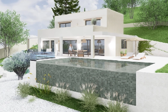Villa in Javea zu verkaufen, Woongedeelte 329 m², Klimaanlage, Grondstuk 1085 m², 4 Slaapkamers, 5 Badkamers, Pool, ref.: AVS-56834-4
