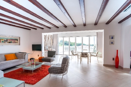 Villa in Moraira zu verkaufen, Woongedeelte 270 m², Klimaanlage, Grondstuk 897 m², 3 Slaapkamers, 3 Badkamers, Pool, ref.: AM-12629DR-6