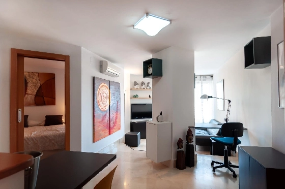 Apartment in Calpe(Playa de Fossa Levante) zu verkaufen, Woongedeelte 55 m², Klimaanlage, 1 Slaapkamers, 1 Badkamers, Pool, ref.: COB-3554-10535-11
