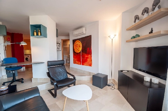 Apartment in Calpe(Playa de Fossa Levante) zu verkaufen, Woongedeelte 55 m², Klimaanlage, 1 Slaapkamers, 1 Badkamers, Pool, ref.: COB-3554-10535-6