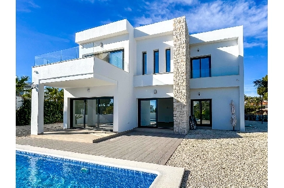 Villa in Benissa zu verkaufen, Woongedeelte 202 m², Bouwjaar 2025, Klimaanlage, Grondstuk 1715 m², 3 Slaapkamers, 3 Badkamers, Pool, ref.: AM-12657DA-13