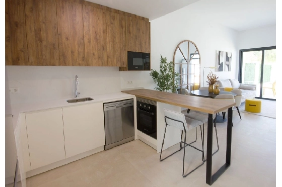 Erdgeschoss Apartment in San Fulgencio zu verkaufen, Woongedeelte 133 m², Zustand Erstbezug, 3 Slaapkamers, 2 Badkamers, Pool, ref.: HA-SFN-131-A03-10