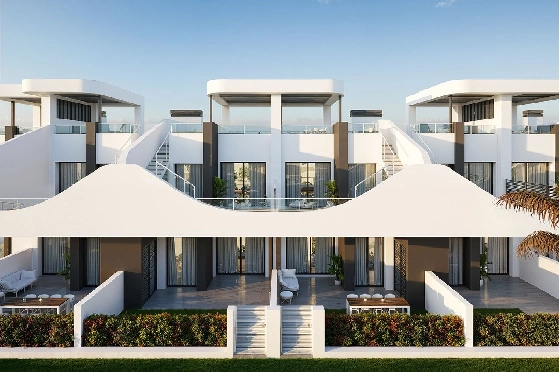 Erdgeschoss Apartment in San Fulgencio zu verkaufen, Woongedeelte 133 m², Zustand Erstbezug, 3 Slaapkamers, 2 Badkamers, Pool, ref.: HA-SFN-131-A03-5