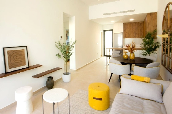 Erdgeschoss Apartment in San Fulgencio zu verkaufen, Woongedeelte 133 m², Zustand Erstbezug, 3 Slaapkamers, 2 Badkamers, Pool, ref.: HA-SFN-131-A03-9