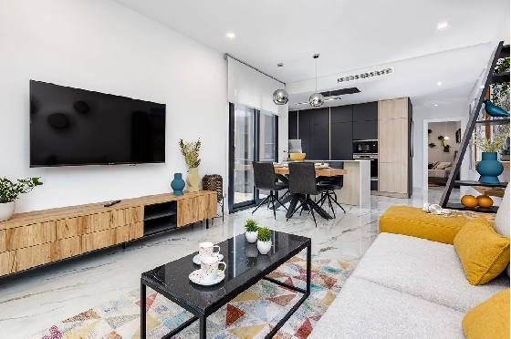 Penthouse Apartment in Ciudad Quesada zu verkaufen, Woongedeelte 163 m², Zustand Erstbezug, Klimaanlage, 2 Slaapkamers, 2 Badkamers, Pool, ref.: HA-CQN-120-A02-3