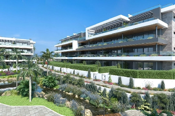 Penthouse Apartment in Torrevieja zu verkaufen, Woongedeelte 137 m², Zustand Erstbezug, Klimaanlage, 2 Slaapkamers, 2 Badkamers, Pool, ref.: HA-TON-270-A04-13