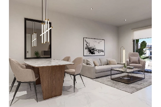 Penthouse Apartment in Torrevieja zu verkaufen, Woongedeelte 137 m², Zustand Erstbezug, Klimaanlage, 2 Slaapkamers, 2 Badkamers, Pool, ref.: HA-TON-270-A04-4