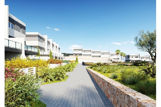 Reihenhaus in Finestrat zu verkaufen, Wohnfläche 256 m², Zustand Erstbezug, Klimaanlage, 3 Schlafzimmer, 2 Badezimmer, Pool, ref.: HA-FIN-381-R02-4