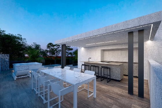 Villa in Los Alcazares zu verkaufen, Woongedeelte 426 m², Zustand Erstbezug, Klimaanlage, Grondstuk 394 m², 3 Slaapkamers, 2 Badkamers, Pool, ref.: HA-LAN-470-E02-10