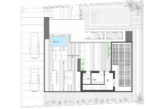 Villa in Los Alcazares zu verkaufen, Woongedeelte 426 m², Zustand Erstbezug, Klimaanlage, Grondstuk 394 m², 3 Slaapkamers, 2 Badkamers, Pool, ref.: HA-LAN-470-E02-13