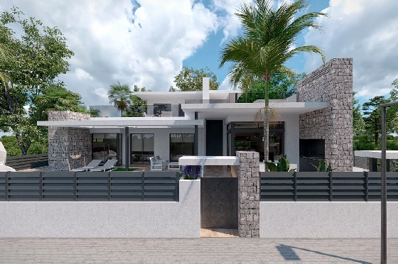 Villa in Los Alcazares zu verkaufen, Woongedeelte 426 m², Zustand Erstbezug, Klimaanlage, Grondstuk 394 m², 3 Slaapkamers, 2 Badkamers, Pool, ref.: HA-LAN-470-E02-4