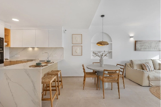 Etagen Apartment in Los Alcazares zu verkaufen, Woongedeelte 102 m², Zustand Erstbezug, 3 Slaapkamers, 2 Badkamers, Pool, ref.: HA-LAN-436-A02-10