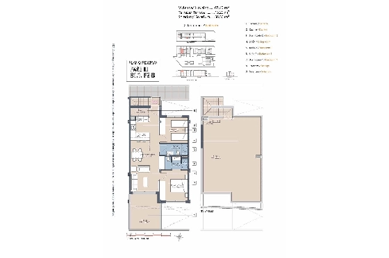 Penthouse Apartment in Los Alcazares zu verkaufen, Woongedeelte 137 m², Zustand Erstbezug, 2 Slaapkamers, 2 Badkamers, Pool, ref.: HA-LAN-436-A03-21