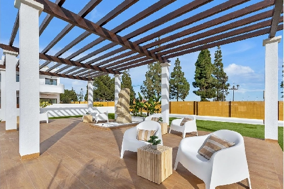 Penthouse Apartment in Los Alcazares zu verkaufen, Woongedeelte 137 m², Zustand Erstbezug, 2 Slaapkamers, 2 Badkamers, Pool, ref.: HA-LAN-436-A03-5
