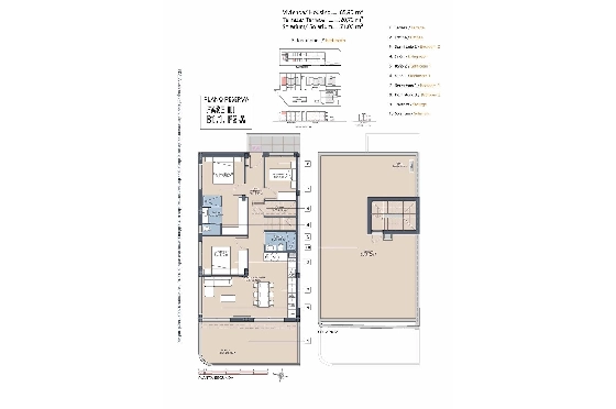 Penthouse Apartment in Los Alcazares zu verkaufen, Woongedeelte 137 m², Zustand Erstbezug, 2 Slaapkamers, 2 Badkamers, Pool, ref.: HA-LAN-436-A04-22