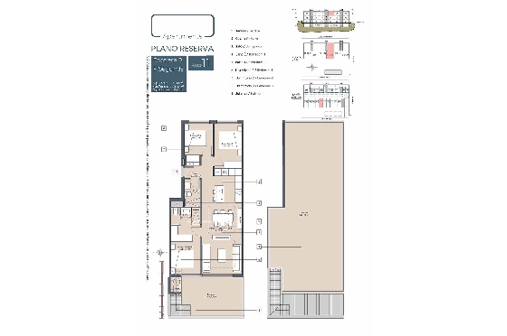 Penthouse Apartment in Benijofar zu verkaufen, Woongedeelte 182 m², Zustand Erstbezug, 3 Slaapkamers, 2 Badkamers, Pool, ref.: HA-BNN-319-A02-9