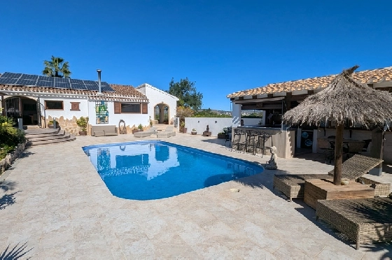 Villa in Javea zu verkaufen, Woongedeelte 386 m², Klimaanlage, Grondstuk 4596 m², 4 Slaapkamers, 4 Badkamers, Pool, ref.: AVS-57604-26