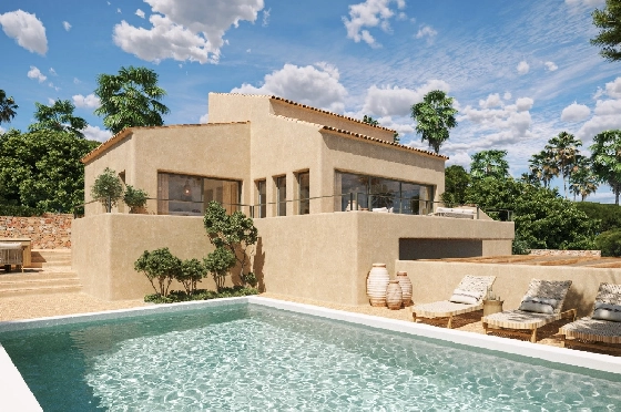 Villa in Javea zu verkaufen, Woongedeelte 185 m², Klimaanlage, Grondstuk 944 m², 4 Slaapkamers, 3 Badkamers, Pool, ref.: AM-12670DA-1