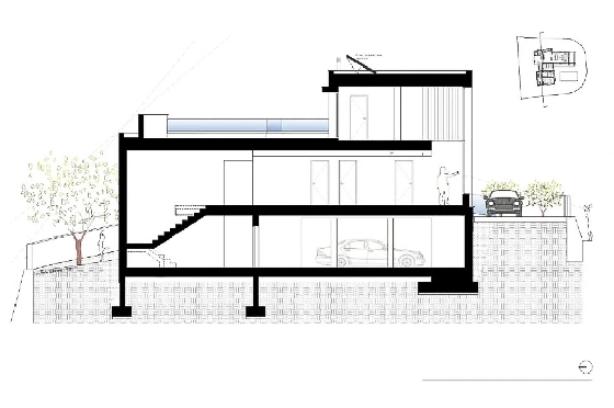 Villa in Moraira(Benimeit) zu verkaufen, Woongedeelte 310 m², Grondstuk 817 m², 3 Slaapkamers, 2 Badkamers, Pool, ref.: COB-8248MOR-10535-1
