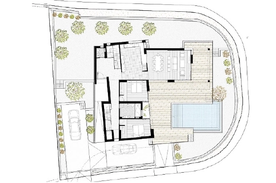Villa in Moraira(Benimeit) zu verkaufen, Woongedeelte 310 m², Grondstuk 817 m², 3 Slaapkamers, 2 Badkamers, Pool, ref.: COB-8248MOR-10535-21