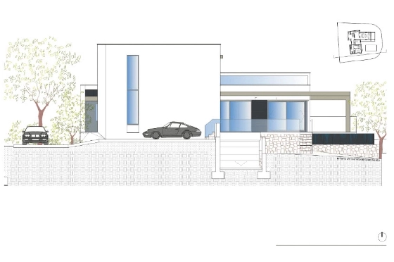 Villa in Moraira(Benimeit) zu verkaufen, Woongedeelte 310 m², Grondstuk 817 m², 3 Slaapkamers, 2 Badkamers, Pool, ref.: COB-8248MOR-10535-3