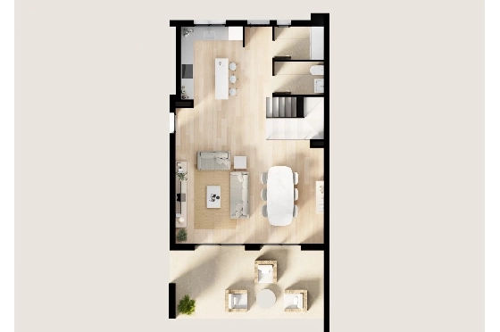 Villa in Finestrat(Balcon de Finestrat) zu verkaufen, Woongedeelte 158 m², Grondstuk 431 m², 4 Slaapkamers, 3 Badkamers, Pool, ref.: TW-BREEZE-74-17
