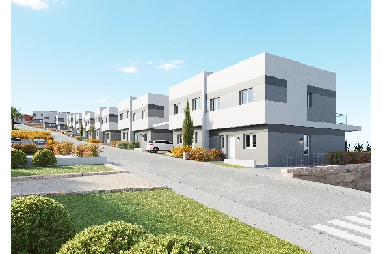 Villa in Finestrat(Balcon de Finestrat) zu verkaufen, Woongedeelte 158 m², Grondstuk 431 m², 4 Slaapkamers, 3 Badkamers, Pool, ref.: TW-BREEZE-74-4