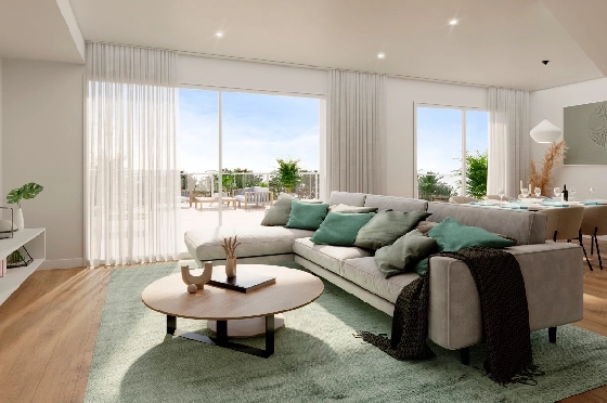 Doppelhaushälfte in Monforte Del Cid(Alenda Golf) zu verkaufen, Woongedeelte 123 m², Grondstuk 156 m², 3 Slaapkamers, 2 Badkamers, Pool, ref.: TW-ALLURE-13-11