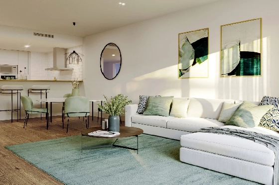 Doppelhaushälfte in Monforte Del Cid(Alenda Golf) zu verkaufen, Woongedeelte 123 m², Grondstuk 156 m², 3 Slaapkamers, 2 Badkamers, Pool, ref.: TW-ALLURE-13-13