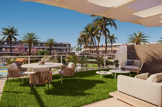 Doppelhaushälfte in Monforte Del Cid(Alenda Golf) zu verkaufen, Woongedeelte 123 m², Grondstuk 156 m², 3 Slaapkamers, 2 Badkamers, Pool, ref.: TW-ALLURE-13-7