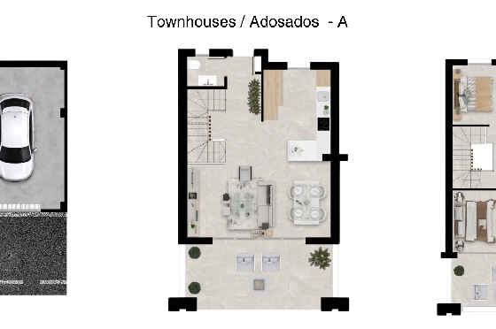 Stadthaus in La Cala De Mijas(La Cala Golf Resort) zu verkaufen, Woongedeelte 208 m², Grondstuk 255 m², 3 Slaapkamers, 3 Badkamers, ref.: TW-THE-MEADOWS-4-25