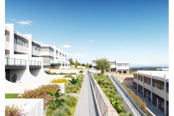Stadthaus in Finestrat(Balcon de Finestrat) zu verkaufen, Woongedeelte 118 m², Grondstuk 237 m², 3 Slaapkamers, 3 Badkamers, Pool, ref.: TW-NATURE-34-3