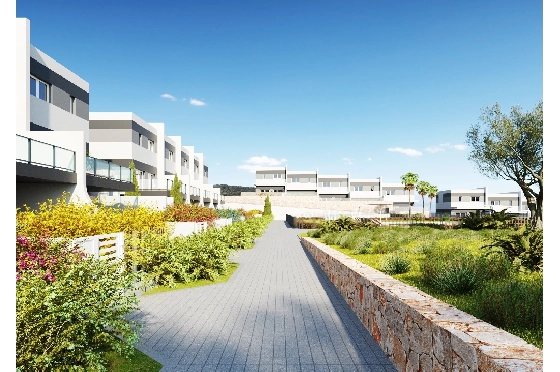 Stadthaus in Finestrat(Balcon de Finestrat) zu verkaufen, Woongedeelte 118 m², Grondstuk 237 m², 3 Slaapkamers, 3 Badkamers, Pool, ref.: TW-NATURE-34-5