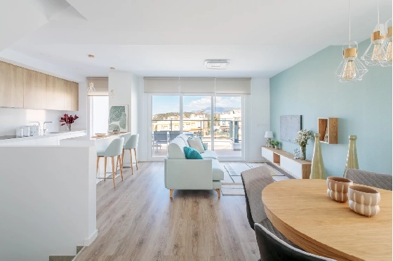 Stadthaus in Finestrat(Balcon de Finestrat) zu verkaufen, Woongedeelte 118 m², Grondstuk 237 m², 3 Slaapkamers, 3 Badkamers, Pool, ref.: TW-NATURE-34-8